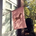 thumbnail image 2 of Caroline's Treasures BB7909CHF Hannoverian Horse Pink Check Flag Canvas House Size , Large, multicolor, 2 of 4