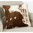 thumbnail image 3 of Saro Lifestyle Urban Faux Cowhide Poly Filled Throw Pillow, 3 of 5