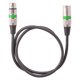 thumbnail image 5 of Cable de micrófono XLR macho a hembra de 5 piezas para estudio de grabación de mezclador de micrófono (1 m), 5 of 9
