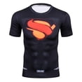 thumbnail image 3 of Nuevo verano impreso 3D compresión hombres Deportes camiseta de alta calidad de secado rápido camisapangjing, 3 of 4