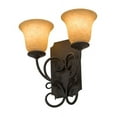 thumbnail image 6 of Meyda Tiffany 162462 Thierry 2 Light 14" Tall Wall Sconce - Chestnut, 6 of 6