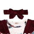 thumbnail image 2 of Combinaison Short à Fleurs pour Bébé Fille, Jupe à Bretelles, Robe avec Bandeau, Ensembles, 2 of 6