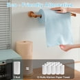 thumbnail image 6 of 80 Pack Cleaning Cloth Roll Reusable Paper Towels 12"×12" Tear Away Microfiber KitchenTowels, Durable Wash Cloths, Lint Free Rags for House, Kitchen,Window,Cleaning Supplies, 6 of 8