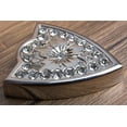 thumbnail image 5 of Set Of 6 Stainless Steel Finished Belt Buckle Set W/Bling Clear Crystal, 5 of 6