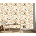 thumbnail image 5 of Peach Carnation Florals 10'L x 24''W Peel and Stick wallpaper, 5 of 5
