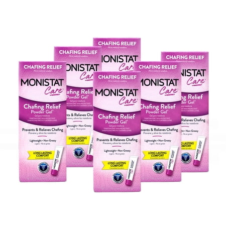 6 Pack Monistat Soothing Care Chafing Relief Powder-Gel, 1.5-Ounce Tube