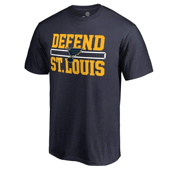 Men's Navy St. Louis Blues Hometown Collection Defend T-Shirt