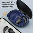 thumbnail image 4 of Xihbxyly Ofertas de Almacén En Oferta Auriculares Inalámbricos Bluetooth Conducción No En El Oído Deportes Loco Dumping No Se Apaga Auriculares Bluetooth de Alta Calidad de Sonido, 4 of 7