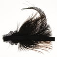 thumbnail image 4 of Diadema de apliques vintage Sunnimix para dama con pluma de pavo real 20 x 11 cm 38-52cm, 4 of 8
