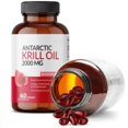 thumbnail image 3 of Huile de Krill Antarctique 2000mg Extra Fort avec Astaxanthine 1-3 Pack/, Neuf, 3 of 3