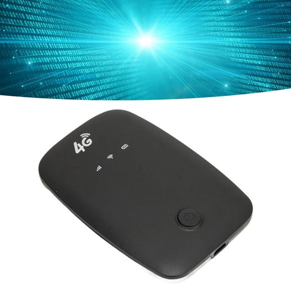 Punto De Acceso WiFi Móvil, Negro Acceso A Internet De Alta Velocidad Batería De 2100 MAh Ranura Para Tarjeta SIM Carga De 50 Mbps Enrutador WiFi 4G Portátil Para Computadora