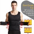 thumbnail image 4 of Chaleco moldeador de doble cinturón para hombre, corsé de goma reforzado para el sudor, cinturón deportivo ajustado para la cintura, 4 of 6