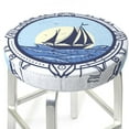 thumbnail image 3 of Vsdgher Not All Who Wander Are Lost2 Print Stool Covers Round,Stretch Round Stool Covers Washable Stool Cushion Slipcover Elastic Chair Covers for 12-14 Inch Chair, 3 of 7
