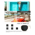 thumbnail image 6 of Polarized Sunglasses for Women and Men, Retro Hexagon Style Glasses with UV Protection Trendy Metal Frame, 6 of 7