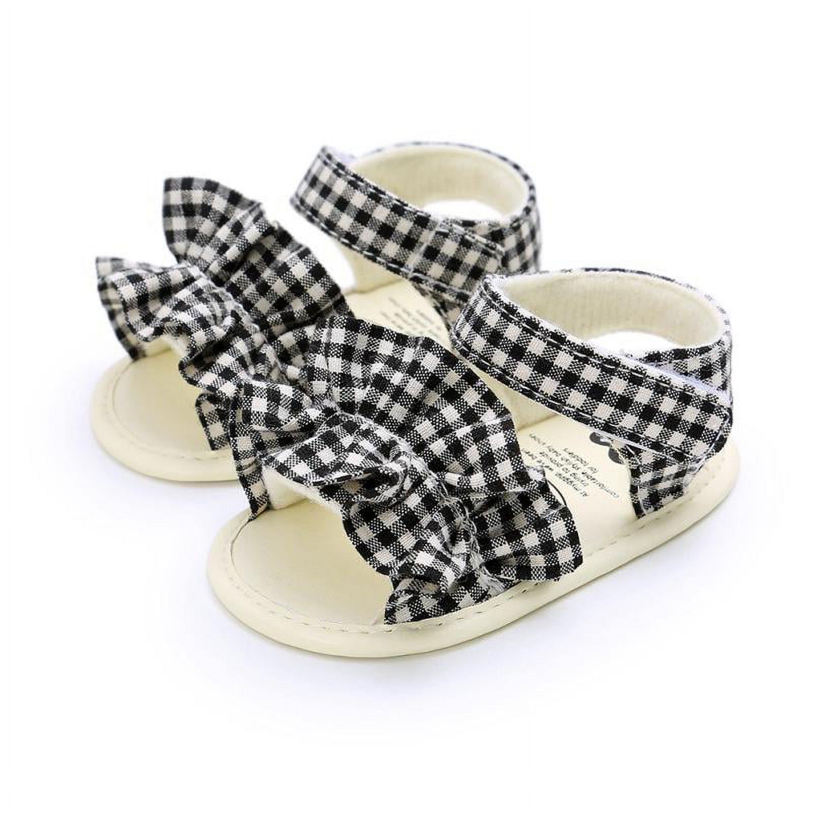 Infant Baby Boys Girls Sandals Summer Baby Dress Shoes Soft Sole Newborn Crib Shoes First Walkers Prewalker Shoe - image 3 of 6