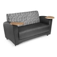 thumbnail image 1 of OFM Social Seating Guest Couch with Double Swing Tablet, 1 of 1