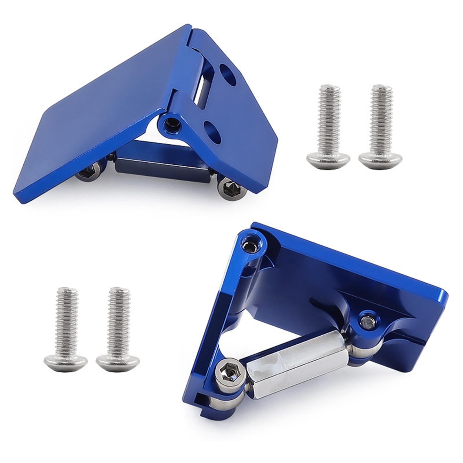 2 Pieces Adjustable Trim Tabs Catamaran Hull Balance Aluminum Alloy Blue Upgrade for 1/10 Spartan DCB M41 Boats