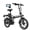 Black, variant on 16" Folding Electric Bike for Adults – 630W Peak Motor, 20mph, 19–35miles Pedal Assist, Dual Suspension, Dual Disc Brakes, Removable Battery, LCD Display, Commuter Ebike