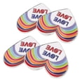thumbnail image 4 of 4 pines del orgullo: pin de solapa LGBT esmaltado - Broche de corazón arcoíris gay, insignia, ropa, bolsos, decoración para Navidad, bodas, cumpleaños, pareja., 4 of 6