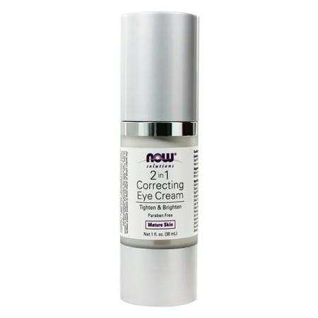 NOW Foods - 2 in 1 Correcting Eye Cream For Mature Skin - 1