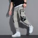 thumbnail image 4 of Pantalones de hombre Harem Hip Hop Multibolsillos Verano Multibolsillos Empalme Pantalones Cargo para Hombre Spandex Ropa Vintage Nailon Largo Emo, 4 of 5
