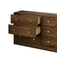 thumbnail image 6 of Home Design Altoona Dresser with 2 Nightstands, Space Saving, Brown, 6 of 14