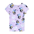 thumbnail image 2 of Bluey Girls Snug-Fit Short Sleeve Top and Pant Pajama, Sizes 4-10, 2 of 4