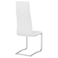 thumbnail image 5 of Montclair Upholstered Dining Side Chair White (Set of 4), 5 of 11