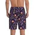 thumbnail image 2 of Mens Pajama Pants - Lavender Flowers Watering Can Sleep Shorts Mens Pajama Shorts, Comfy Pj Pants for Mens Lounge Shorts, 2 of 5