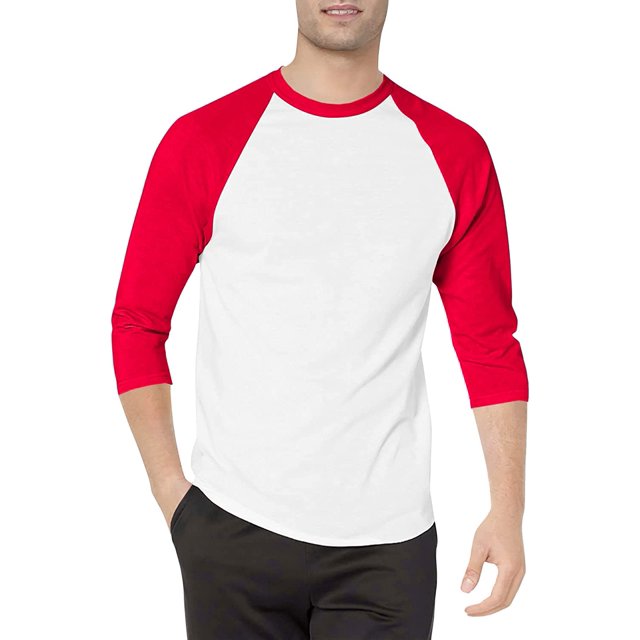 Soffe Men's 3/4 Sleeve Baseball Jersey