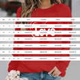 thumbnail image 3 of WTXUE Valentines Shirt for Women Love Heart Printed Sweatshirts Graphic Warm Sweatshirts Pullover Sweatshirts Warm Sweatshirts Athletic Sweatshirts Long Sleeve Sweatshirt Orange S, 3 of 5
