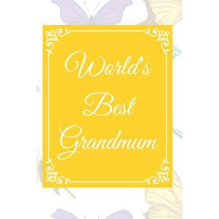 World's Best Grandmum: Bright Butterfly Journal (Best Cloud Email Service)