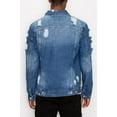 thumbnail image 2 of Men's Distressed Denim Jacket, 2 of 2