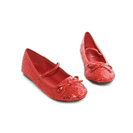 

Child s Red Glitter Ballet Slipper