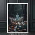 thumbnail image 3 of Dark Academy-carteles góticos Vintage, impresiones, calabaza escalofriante, en la selva elfo, pintura en lienzo, pared de Halloween, decoración del hogar, imagen, 3 of 4