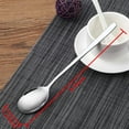 thumbnail image 2 of Spoons, Korean Soup Spoons,Stainless Steel Spoon with long Handle Set of 8, 2 of 6
