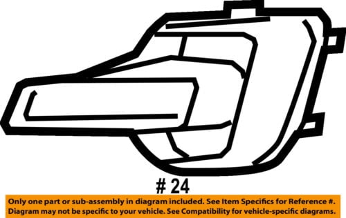 Chevrolet GM OEM Equinox Front Bumper Grille Grill-Hole Cover Right 25798750