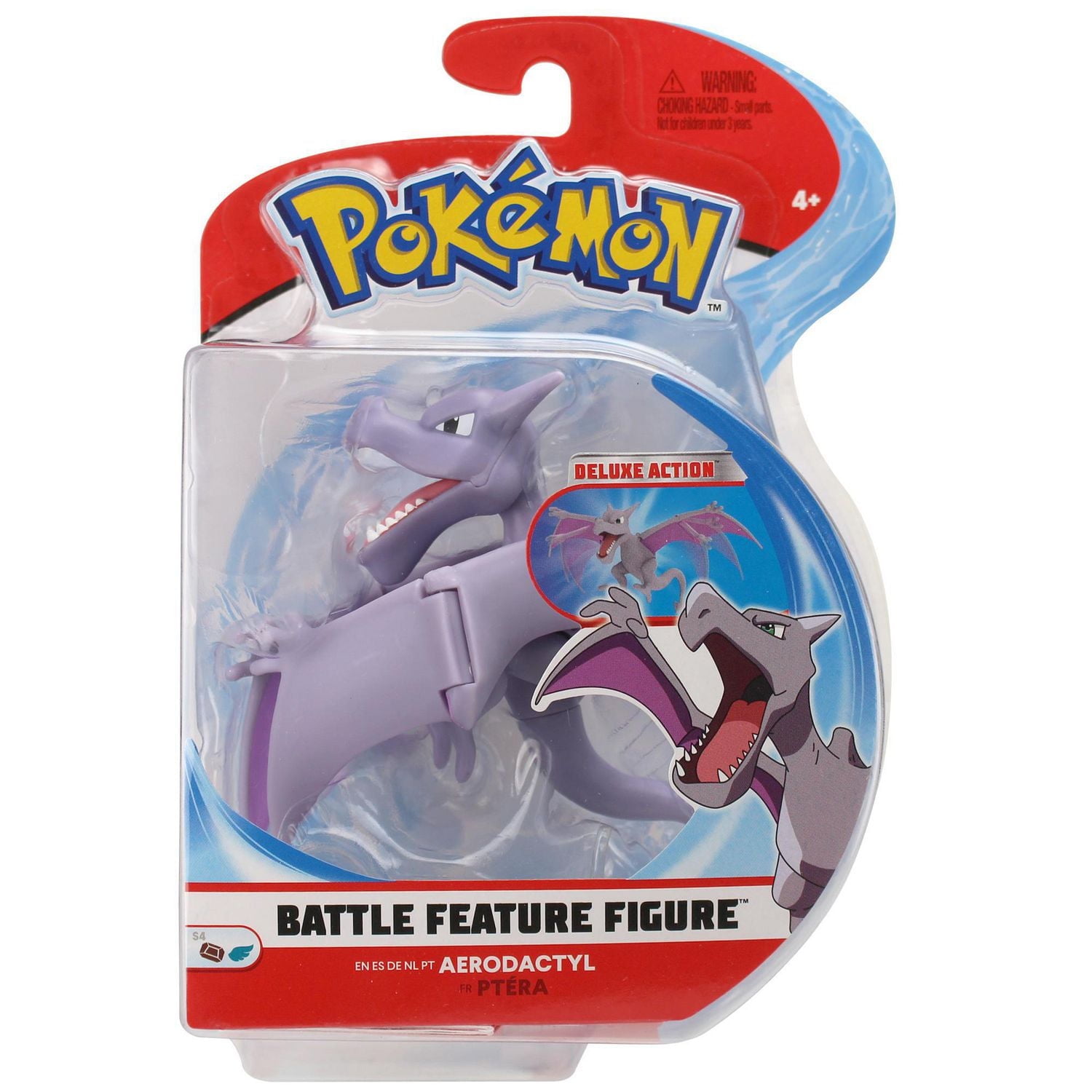 PoKemon - 4In  Figure Battle Feature (Aerodactyl