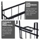 thumbnail image 3 of unbranded Organizador De Almacenaje Colgante Negro Para Con, 3 of 8