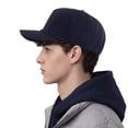 thumbnail image 7 of TOPTIE Snapback Baseball Cap with Rope, Adjustable Vented Performance Hat, Laser Cut Mesh Cap for Men Women - Navy Blue, 7 of 7