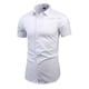 thumbnail image 1 of Playera Elvqul para Hombre Economicas Manga Corta Blanco Liso con Solapa, 1 of 6