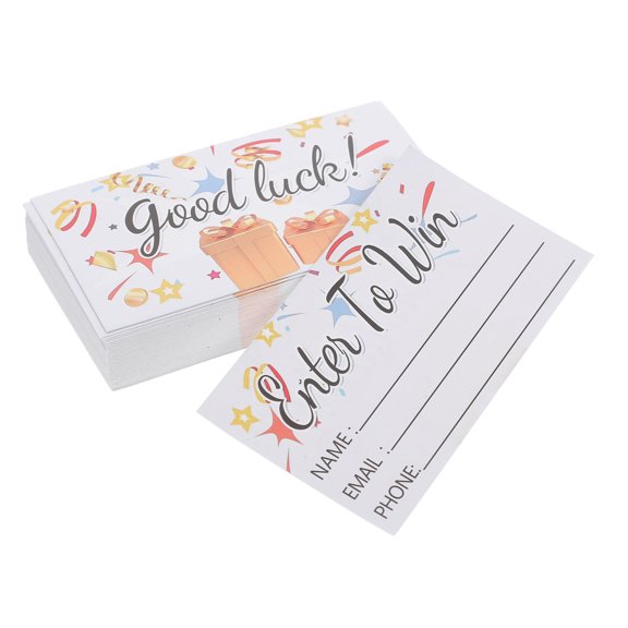 200 Pcs Raffle Tickets Door Prize Postcard Printable Lottery