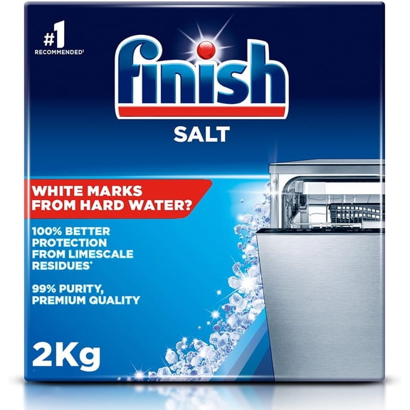 Dishwasher Salt Helps Soften Water to Prevent Limescale and Watermarks, 2 KG