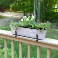 thumbnail image 3 of Bloom Box Garden Growing Kit Small White with Brackets for 2 x 6 Railings, 3 of 4