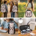 thumbnail image 2 of KUIFORTI Pink Butterfly Bookbag with Lunch Box 4Pcs Girls School Bag Set for Elementary Middle School Kids Backpack with Pencil Pouch Water Bottle Sleeve Back to School Supplies, 2 of 6
