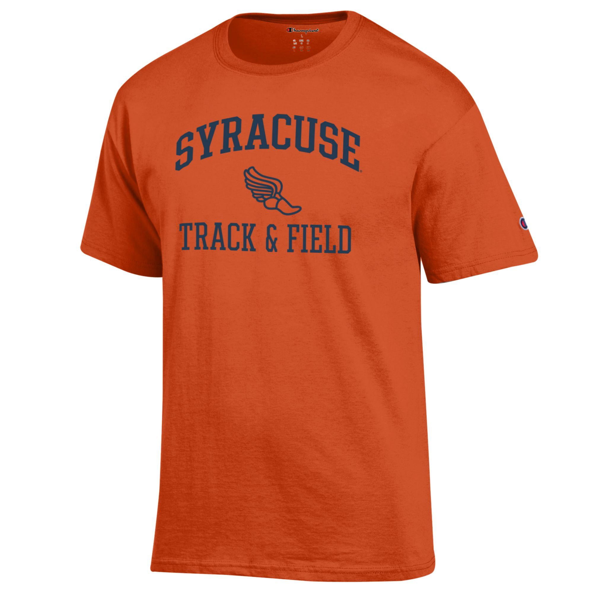 Men's Champion  Orange Syracuse Orange Track & Field Icon T-Shirt