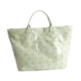 thumbnail image 3 of Bolso de playa impermeable de gran capacidad, elegante y reutilizable, bolso de mano para mujer, bolso de mano tipo hobo Verde, 3 of 9