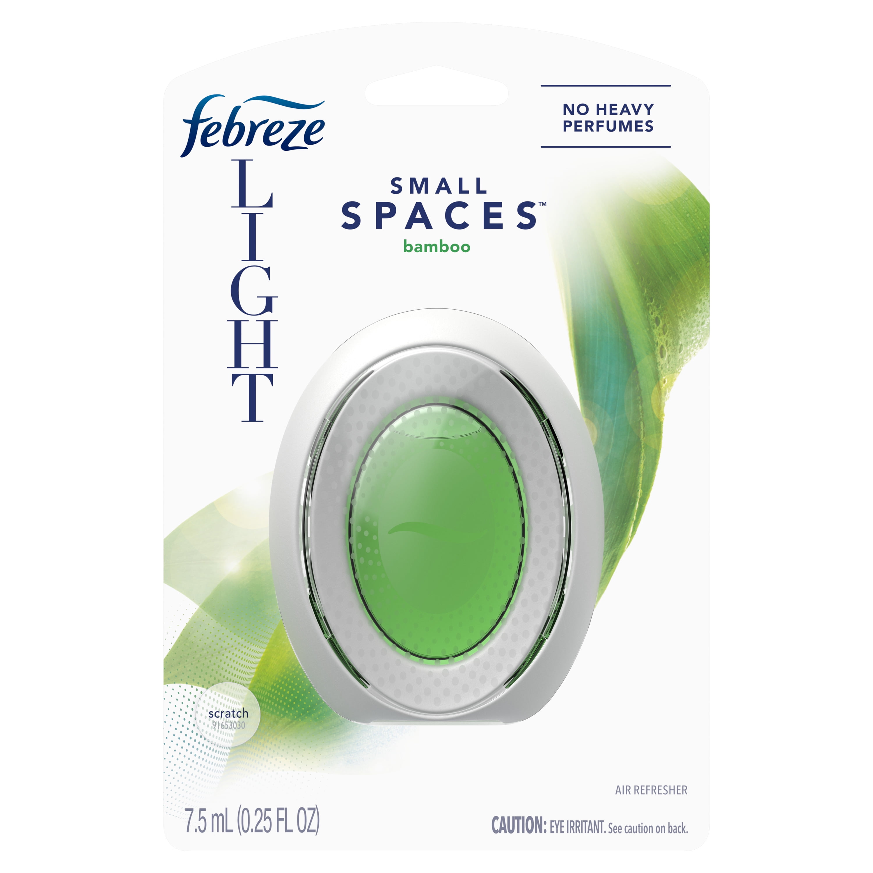 Febreze Light Small Spaces OdorEliminating Air Freshener, Bamboo 1ct