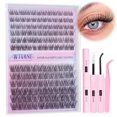 thumbnail image 1 of Kit de extensiones Eyelash Clusters wtvane Wispy Natural 144 piezas, 1 of 7