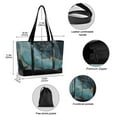 thumbnail image 2 of FORMRS Laptop Tote Bag for Women with 15.6" Computer Compartments Handbag, Black Marble, 2 of 7